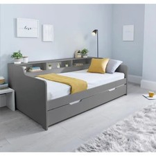 Tyler Grey 3ft Single Bed With