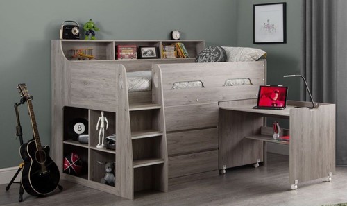 Grey oak midsleeper with - grey,