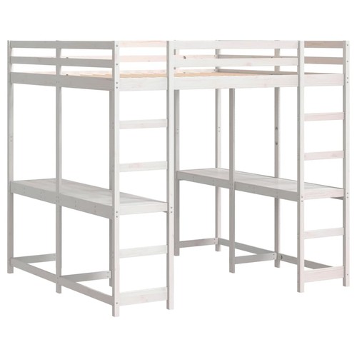 Loft bed with desk and - bed,