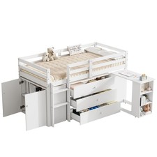 Children's Mid Sleeper Wooden