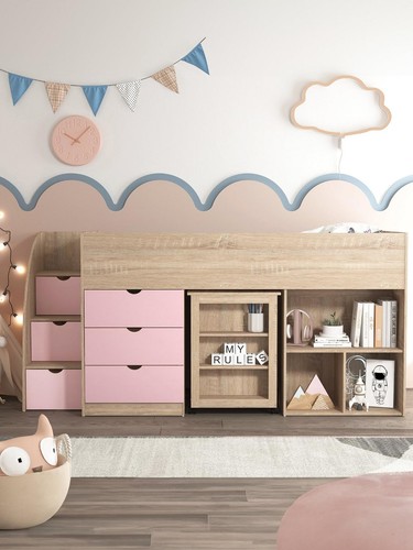 Mico mid sleeper bed - bed, pull
