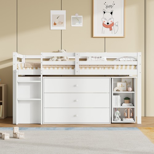 Kids cabin bed - cabin, white