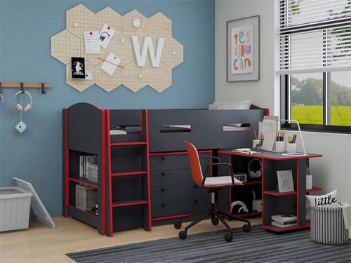 Mayfair midsleeper bed - midsleeper,