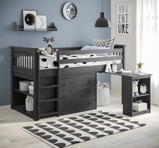 Midsleeper Bed With Desk