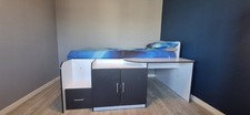 Kids Mid-Sleeper Cabin Bed