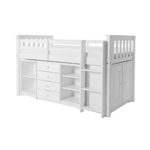 Porto white midi - white,